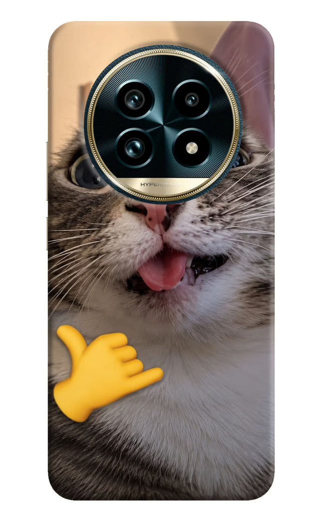 Silly Cat Call Realme 13 Pro+ 5G Hard Case Back Cover by Casekaro