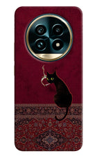 Midnight Cat Realme 13 Pro+ 5G Hard Case Back Cover by Casekaro