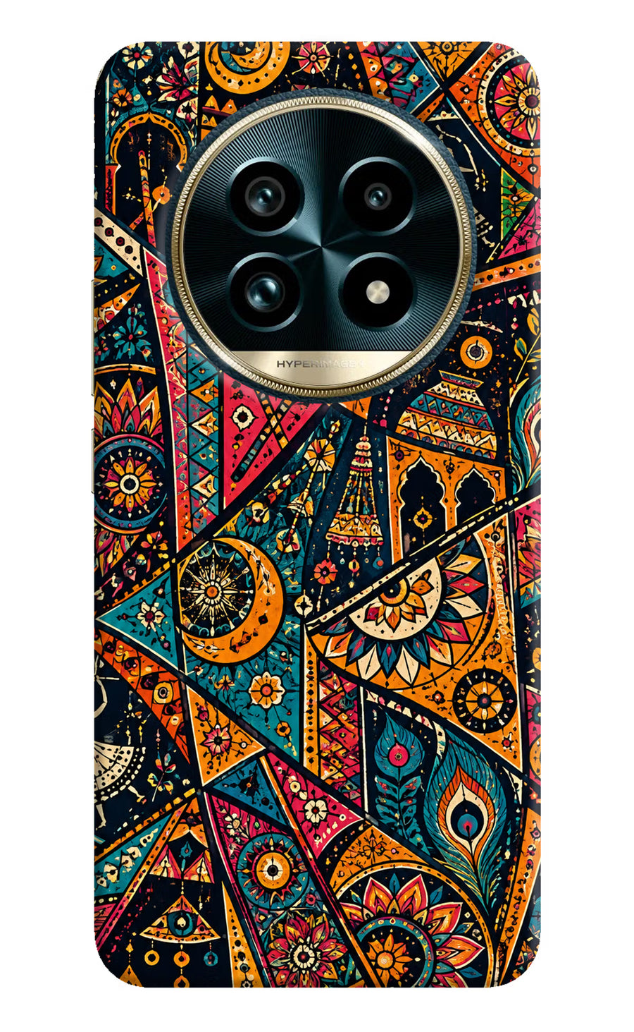 Folk Print Realme 13 Pro+ 5G Back Cover, Hard case
