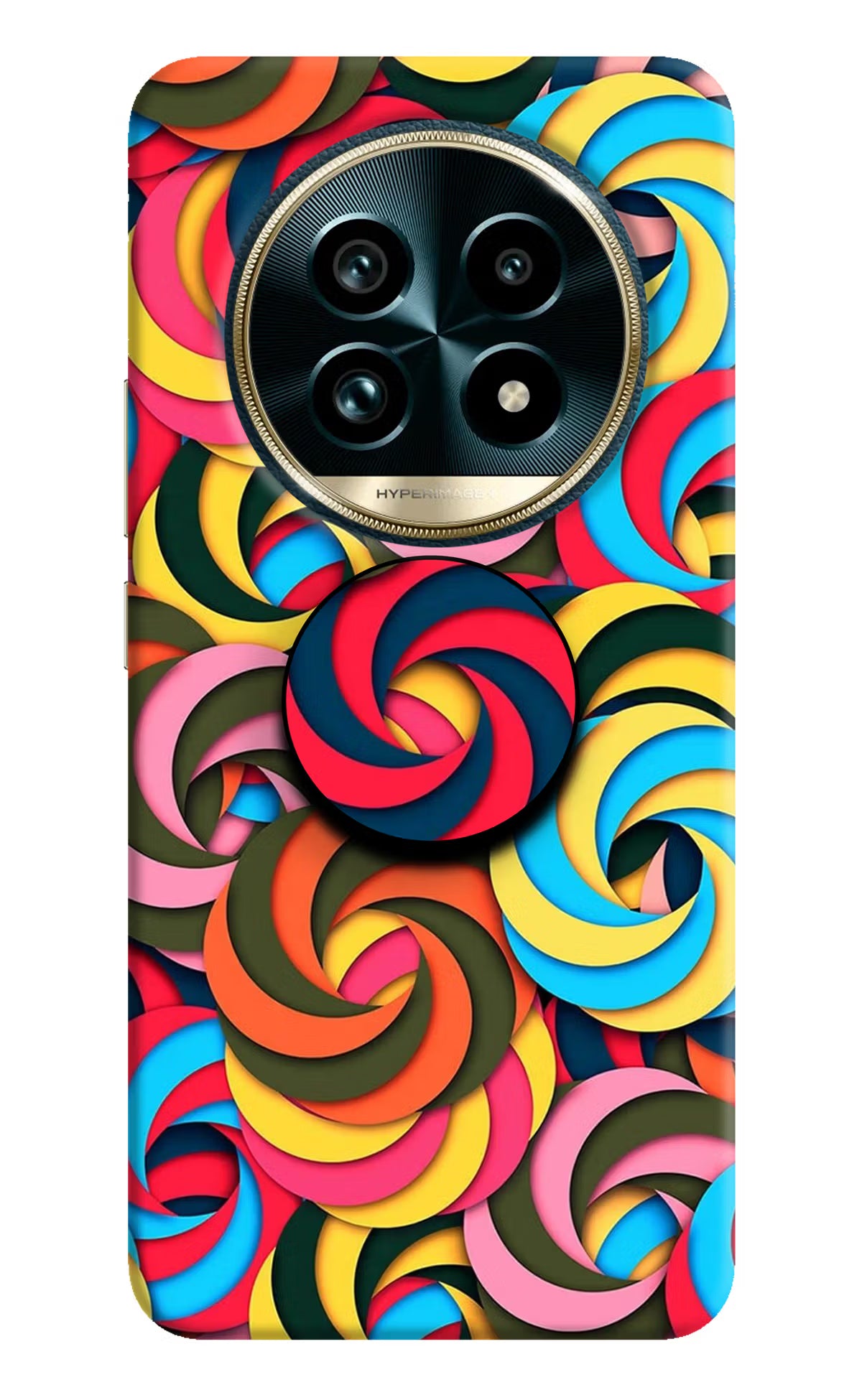 Spiral Pattern Realme 13 Pro+ 5G Pop Case by Casekaro