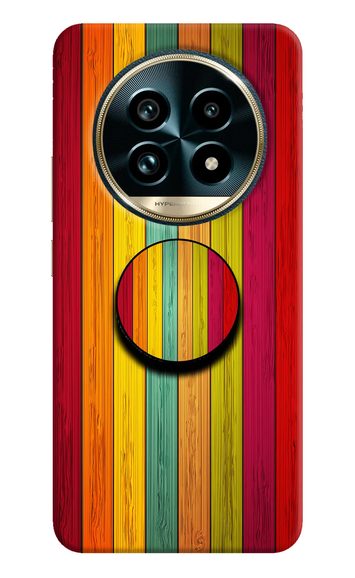Multicolor Wooden Realme 13 Pro+ 5G Pop Case by Casekaro