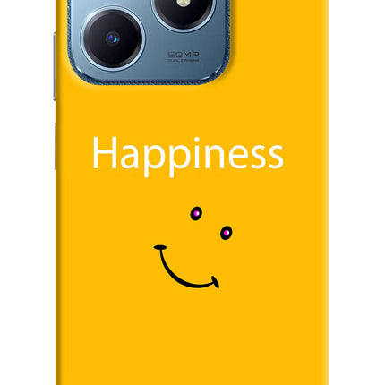 Happiness With Smiley Realme C63 Hard Case Back Cover by Casekaro