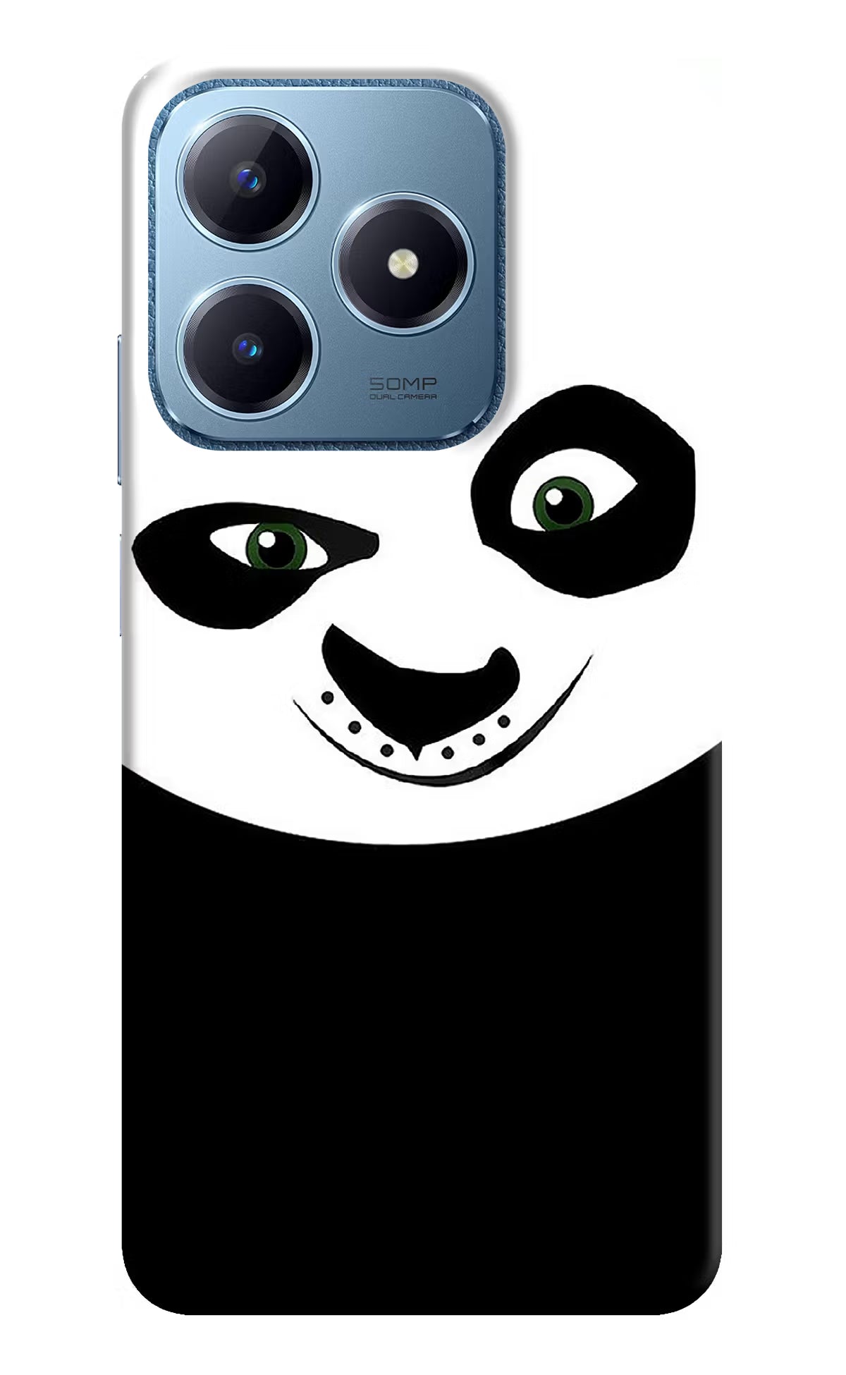 Panda Realme C63 Hard Case Back Cover by Casekaro
