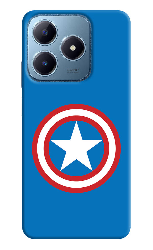Captain America Logo Realme C63 Hard Case Back Cover by Casekaro