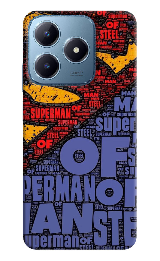 Superman Realme C63 Hard Case Back Cover by Casekaro