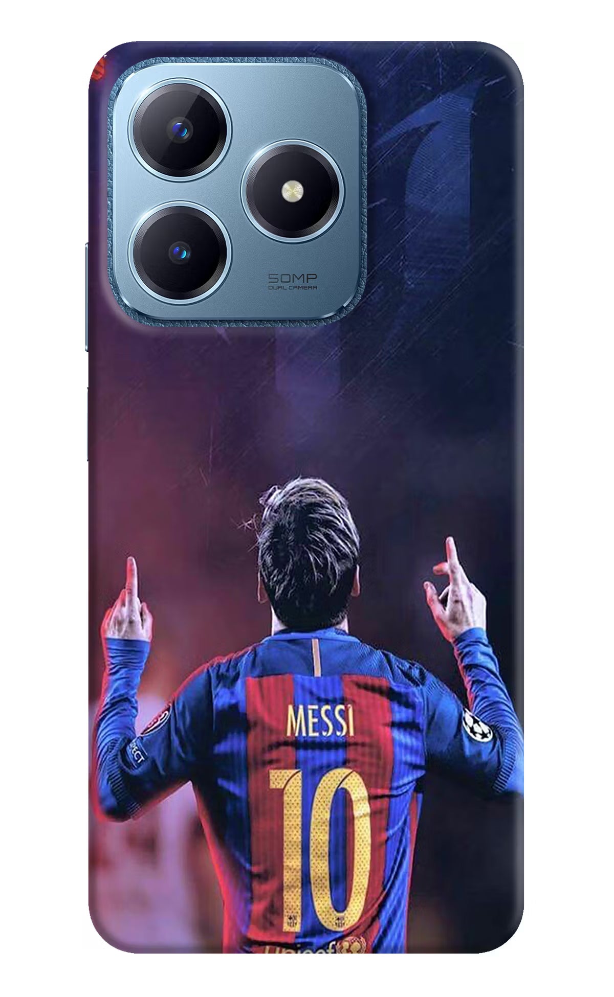 Messi Realme C63 Hard Case Back Cover by Casekaro