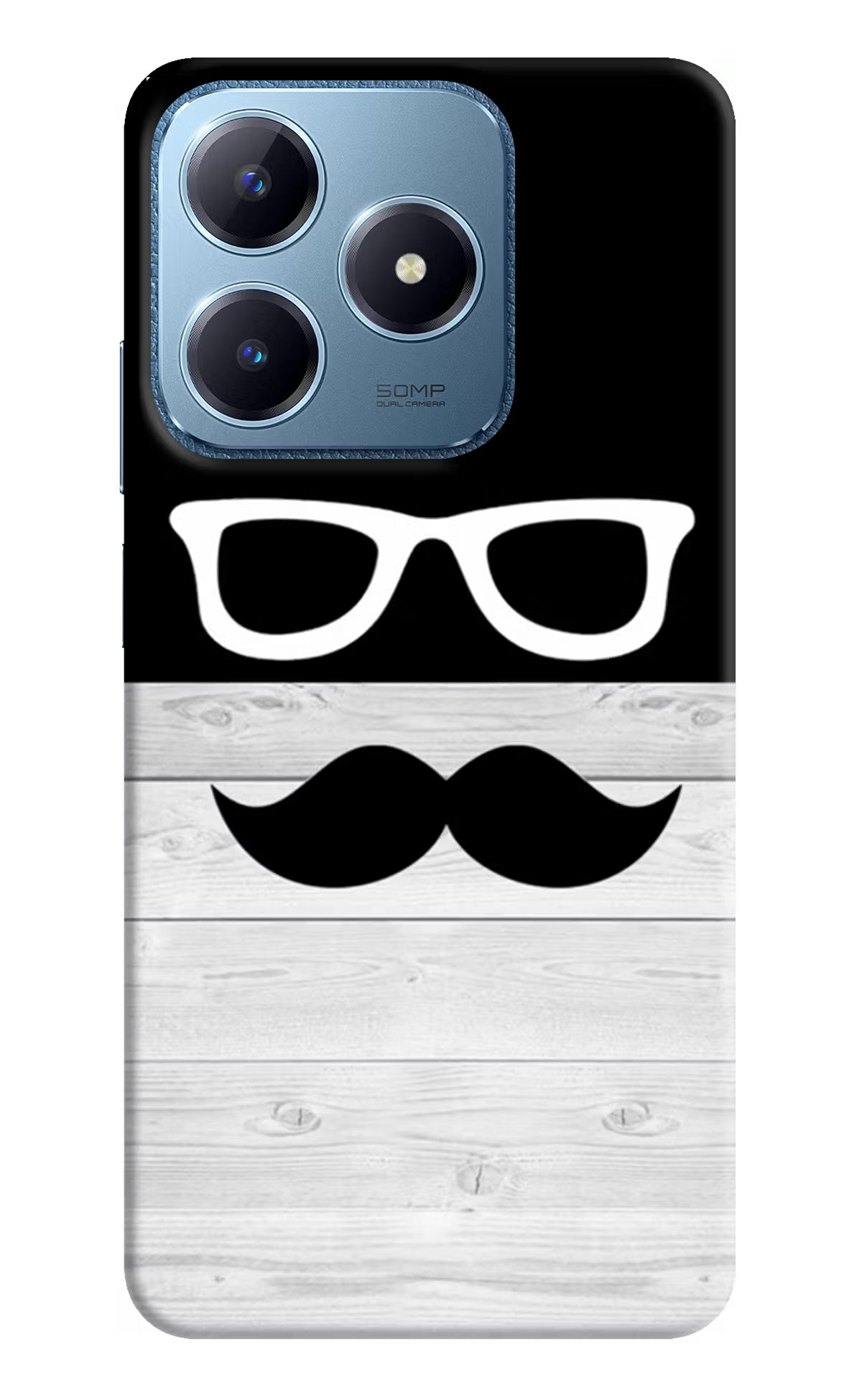 Mustache Realme C63 Hard Case Back Cover by Casekaro