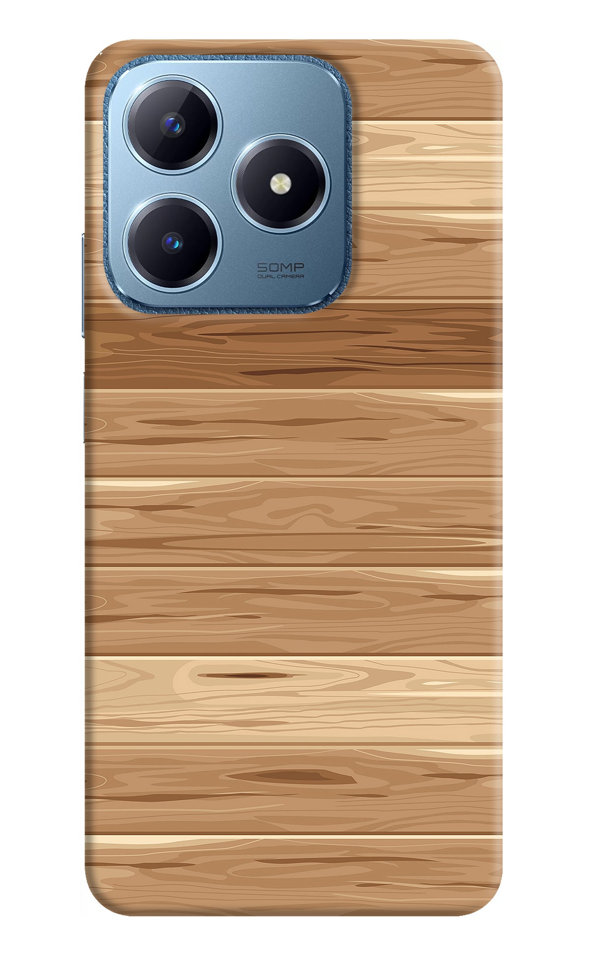 Wooden Vector Realme C63 Back Cover