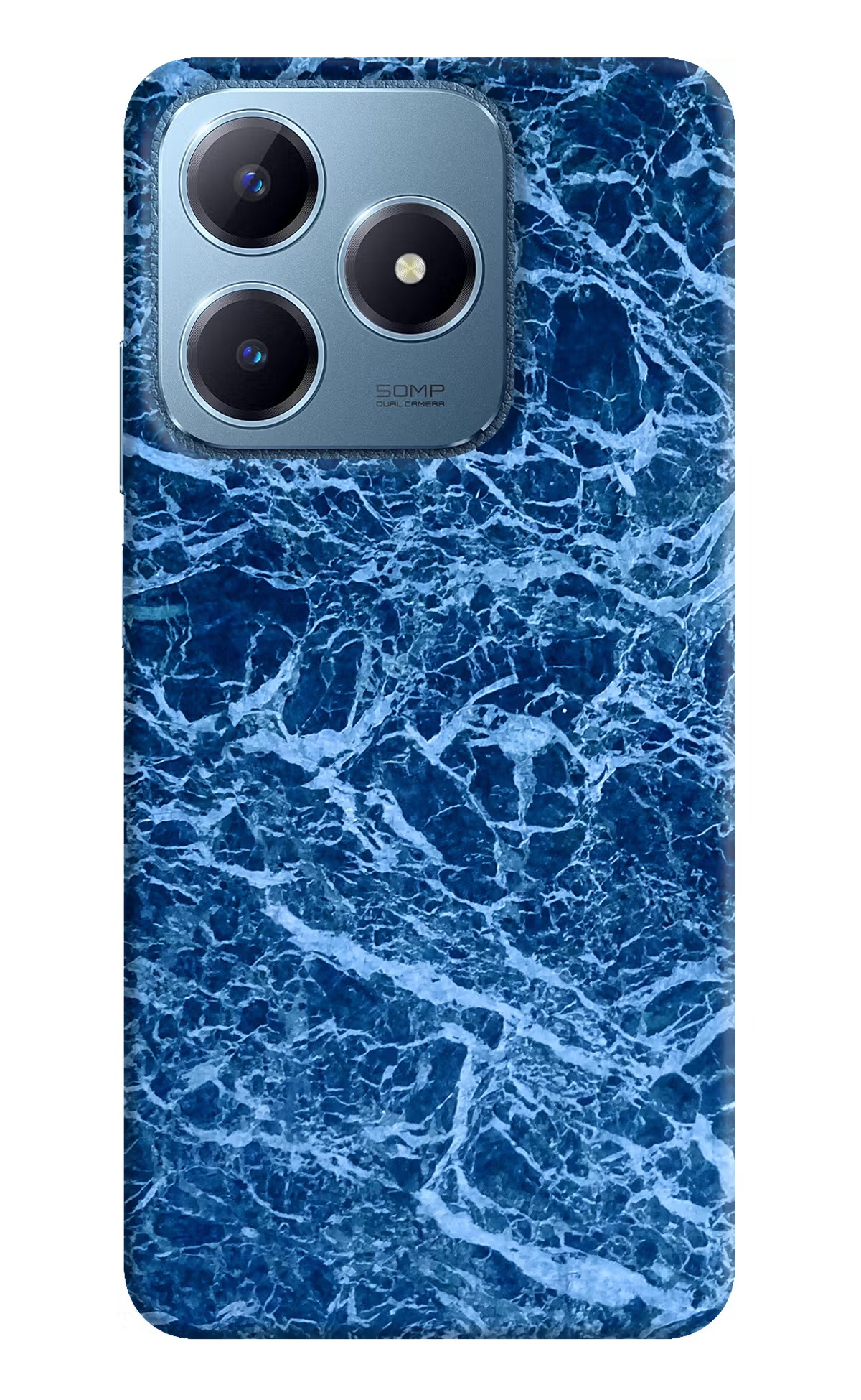 Blue Marble Realme C63 Hard Case Back Cover by Casekaro
