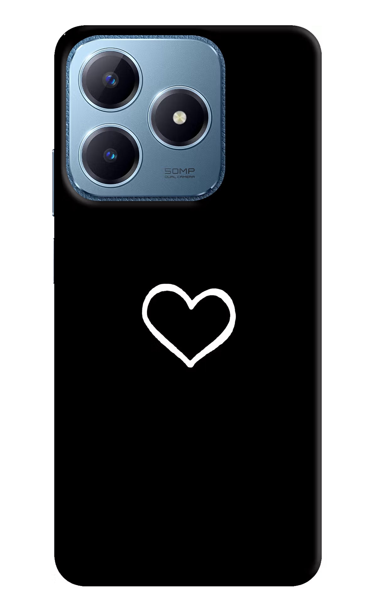 Heart Realme C63 Hard Case Back Cover by Casekaro