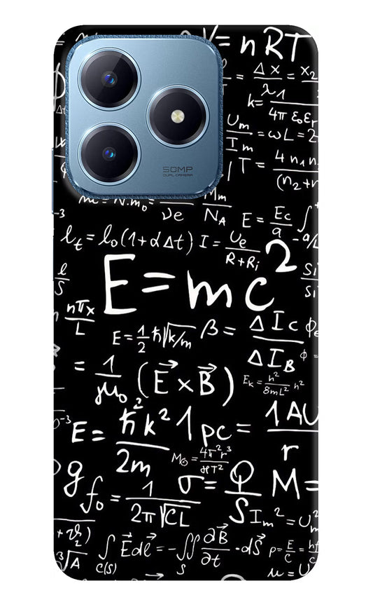 Physics Formula Realme C63 Hard Case Back Cover by Casekaro