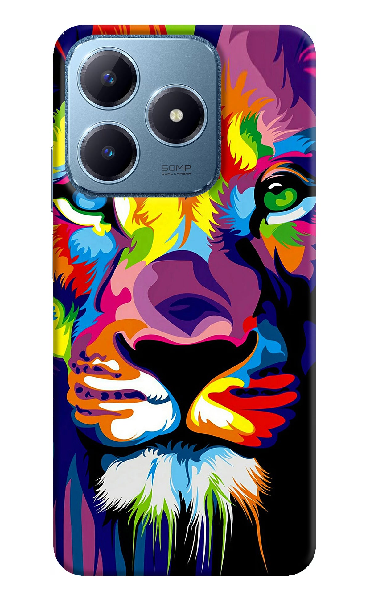 Lion Realme C63 Back Cover