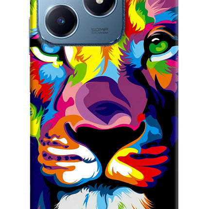 Lion Realme C63 Hard Case Back Cover by Casekaro