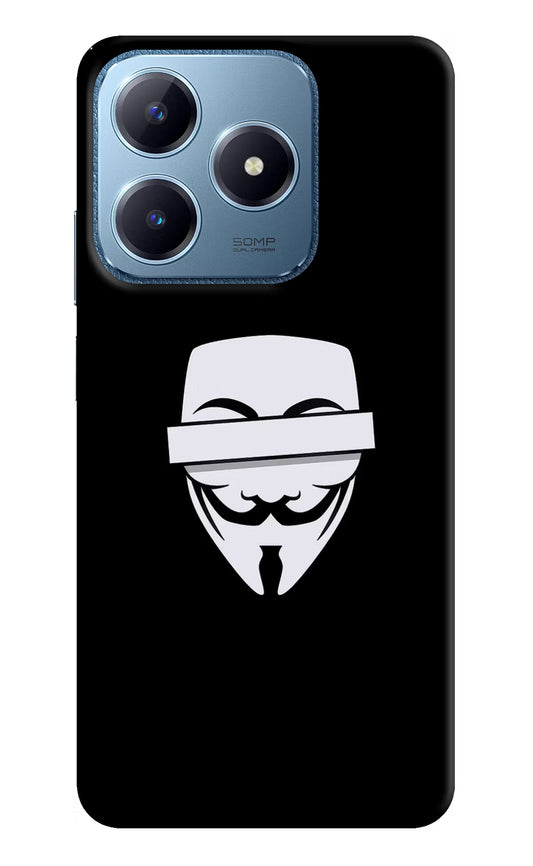 Anonymous Face Realme C63 Hard Case Back Cover by Casekaro