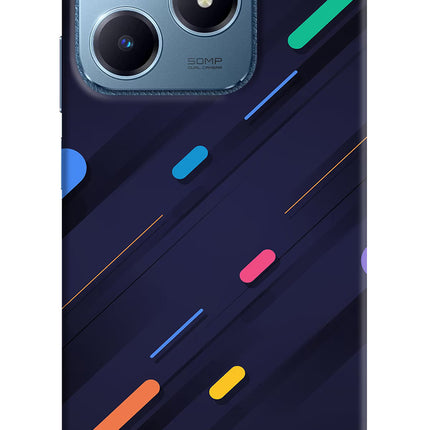 Abstract Design Realme C63 Hard Case Back Cover by Casekaro