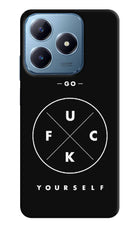 Go Fuck Yourself Realme C63 Hard Case Back Cover by Casekaro