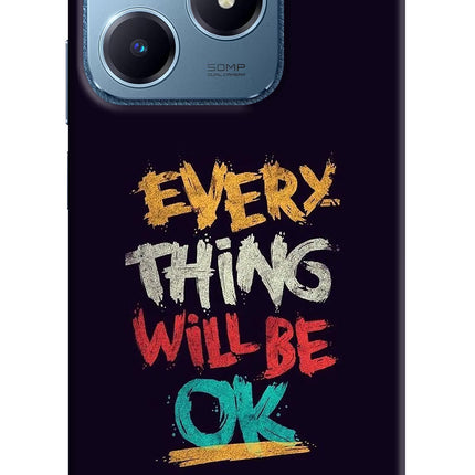 Everything Will Be Ok Realme C63 Hard Case Back Cover by Casekaro
