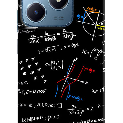 Mathematics Formula Realme C63 Hard Case Back Cover by Casekaro