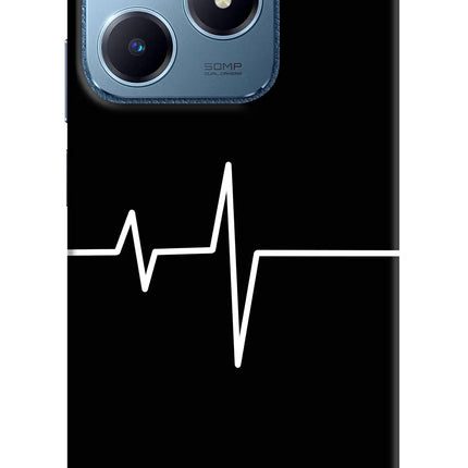Heart Beats Realme C63 Hard Case Back Cover by Casekaro
