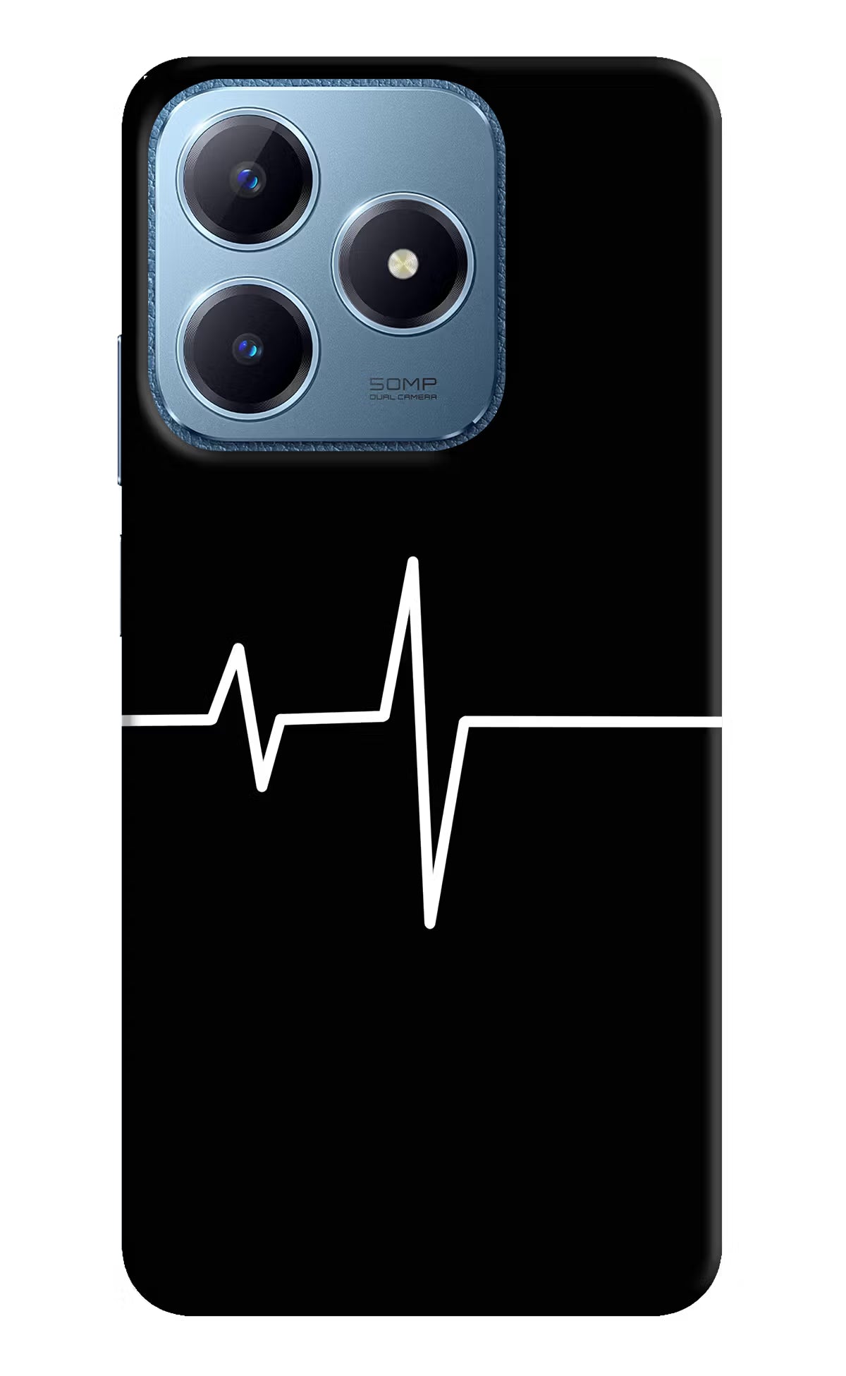 Heart Beats Realme C63 Hard Case Back Cover by Casekaro