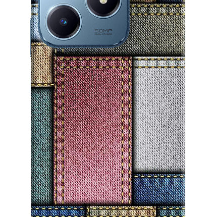 Multicolor Jeans Realme C63 Hard Case Back Cover by Casekaro