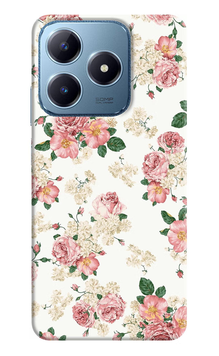 Flowers Realme C63 Back Cover, Hard case