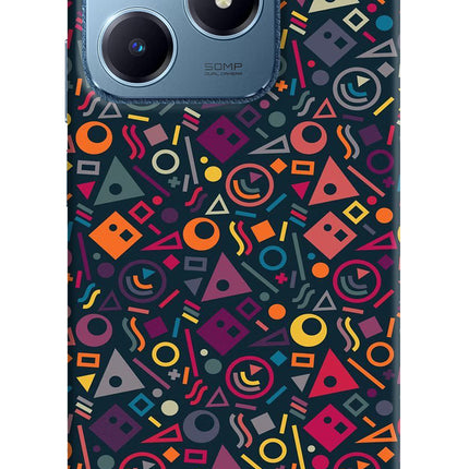 Geometric Abstract Realme C63 Hard Case Back Cover by Casekaro