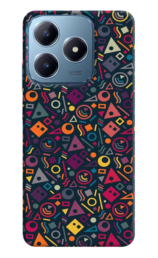 Geometric Abstract Realme C63 Hard Case Back Cover by Casekaro