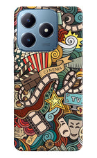 Cinema Abstract Realme C63 Hard Case Back Cover by Casekaro