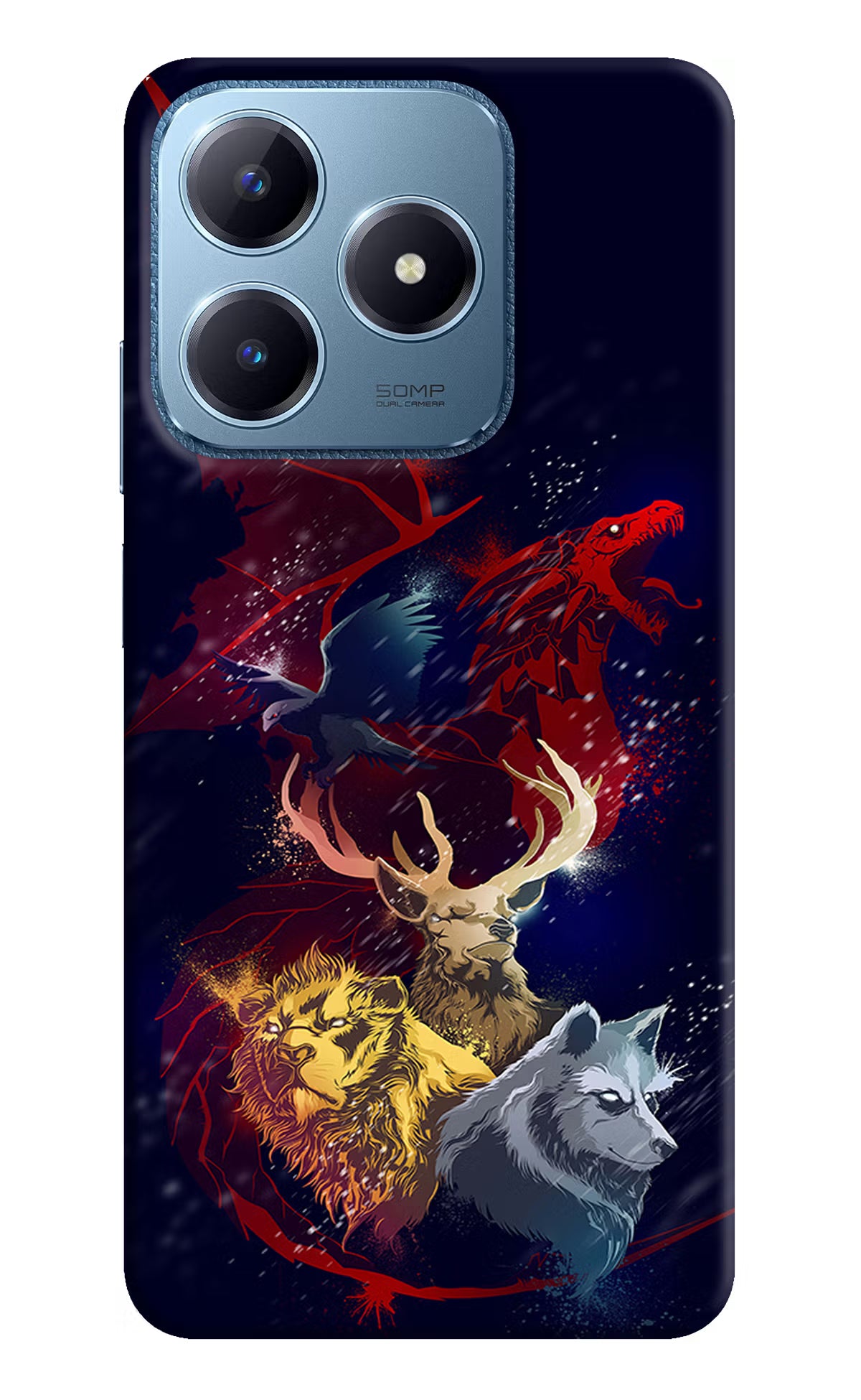 Game Of Thrones Realme C63 Hard Case Back Cover by Casekaro