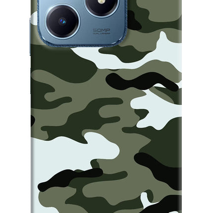 Camouflage Realme C63 Hard Case Back Cover by Casekaro