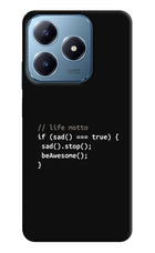 Life Motto Code Realme C63 Hard Case Back Cover by Casekaro