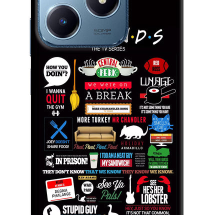 FRIENDS Realme C63 Hard Case Back Cover by Casekaro