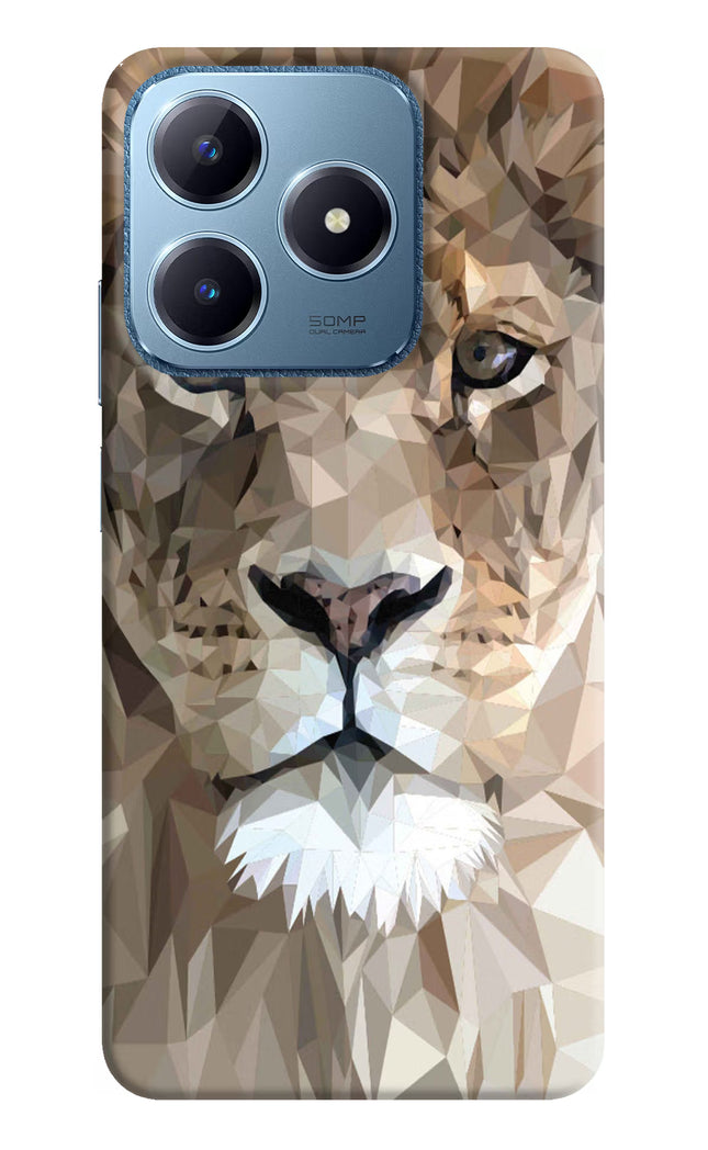 Lion Art Realme C63 Hard Case Back Cover by Casekaro