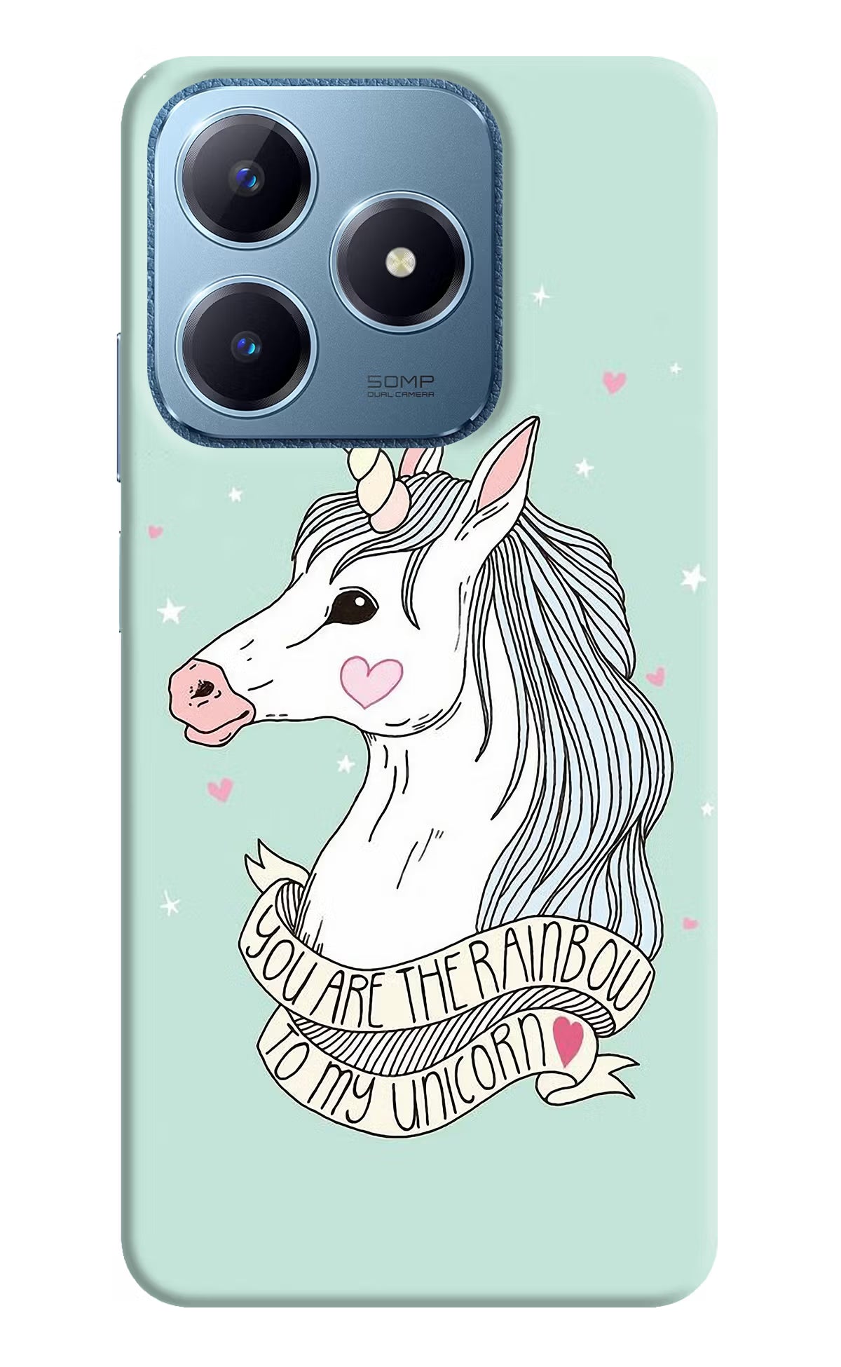 Unicorn Wallpaper Realme C63 Hard Case Back Cover by Casekaro