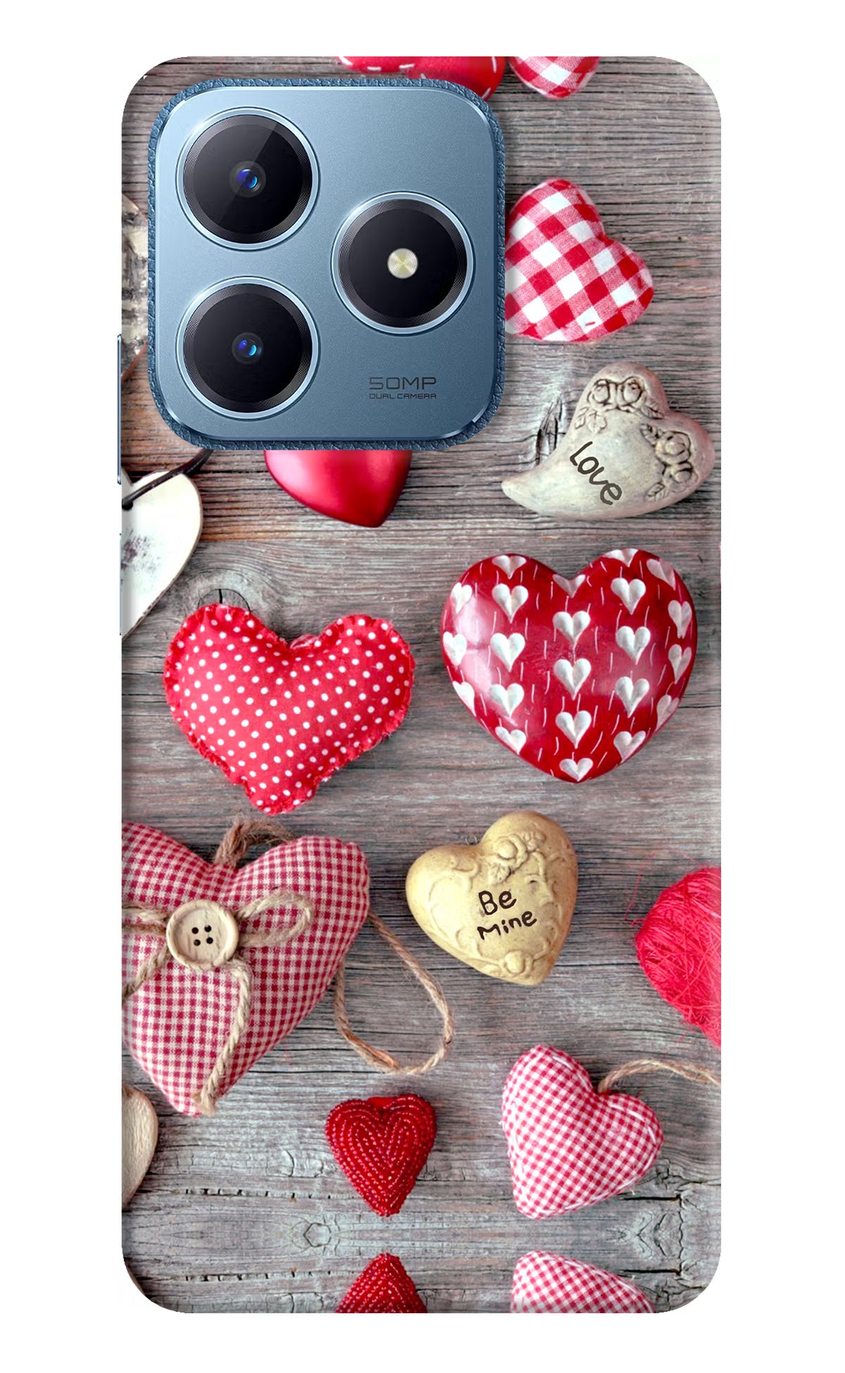 Love Wallpaper Realme C63 Hard Case Back Cover by Casekaro
