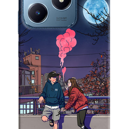 Chilling Couple Realme C63 Hard Case Back Cover by Casekaro