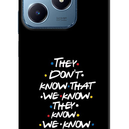 FRIENDS Dialogue Realme C63 Hard Case Back Cover by Casekaro