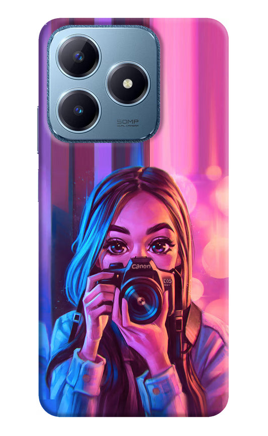 Girl Photographer Realme C63 Hard Case Back Cover by Casekaro
