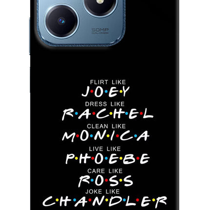 FRIENDS Character Realme C63 Hard Case Back Cover by Casekaro