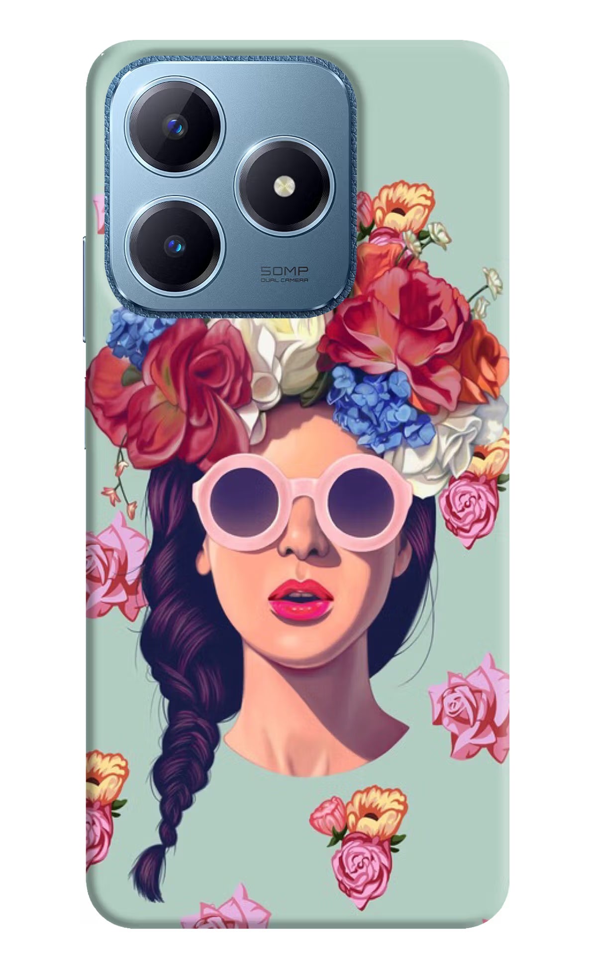 Pretty Girl Realme C63 Hard Case Back Cover by Casekaro