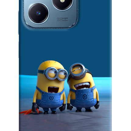 Minion Laughing Realme C63 Hard Case Back Cover by Casekaro