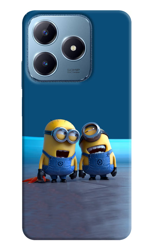 Minion Laughing Realme C63 Hard Case Back Cover by Casekaro