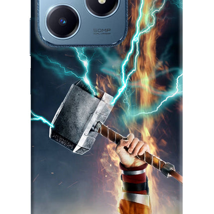 Thor Hammer Mjolnir Realme C63 Hard Case Back Cover by Casekaro
