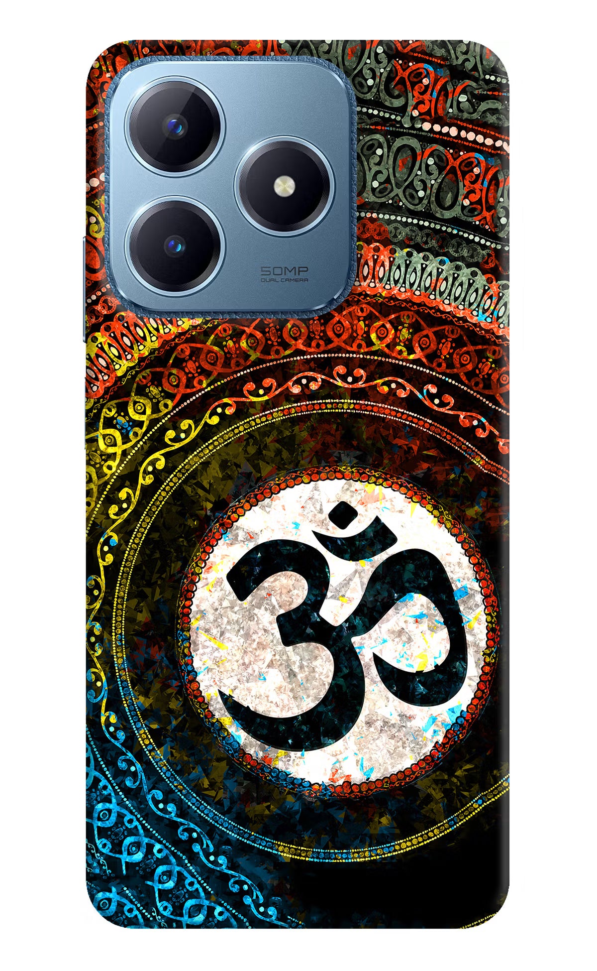 Om Cultural Realme C63 Hard Case Back Cover by Casekaro