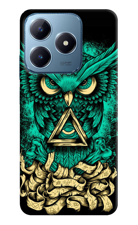 Green Owl Realme C63 Back Cover