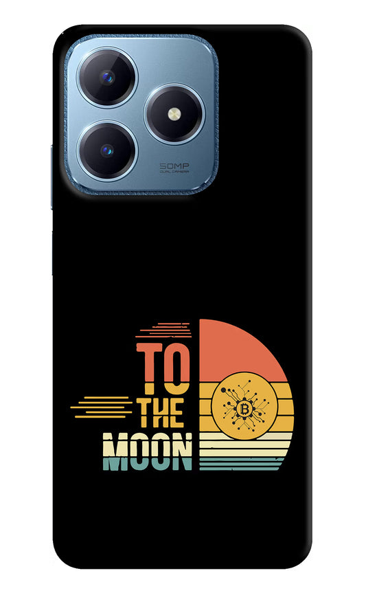 To the Moon Realme C63 Hard Case Back Cover by Casekaro