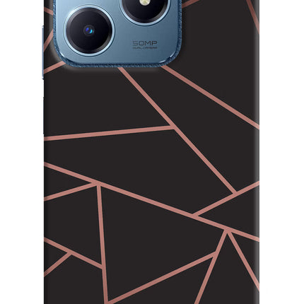Geometric Pattern Realme C63 Hard Case Back Cover by Casekaro