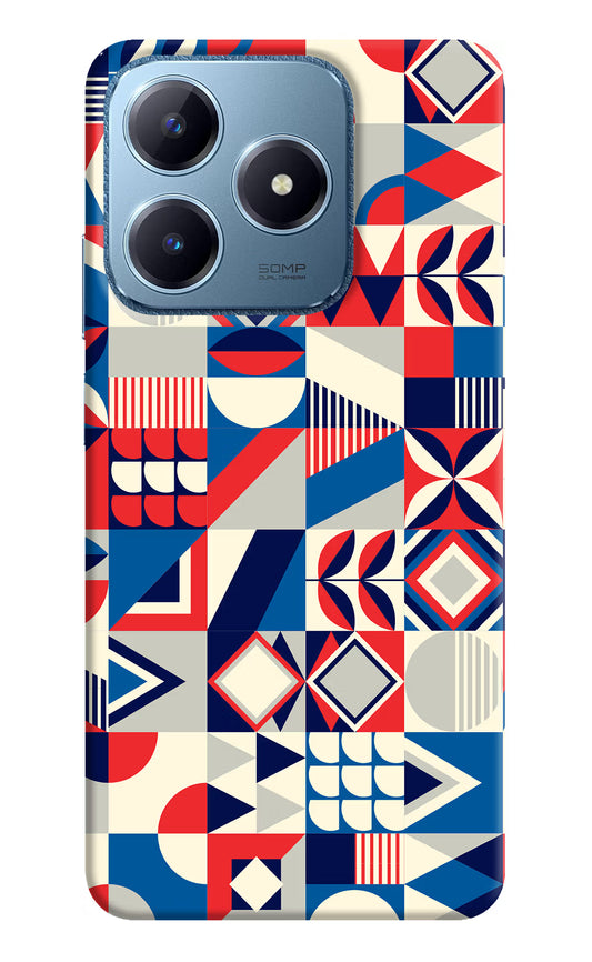 Colorful Pattern Realme C63 Hard Case Back Cover by Casekaro