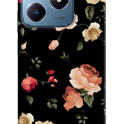 Flowers Realme C63 Hard Case Back Cover by Casekaro